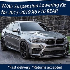 💥for 15–19 BMW X6M X6 F16 Rear Air Ride Suspension lowering Links Kit levelling
