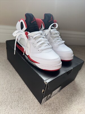 u*3様 Nike Air Jordan 5 Retro \"Fire Red\" Jordan 5 Retro Fire Red Black Tongue (2025) Men's - HQ7978-101 - US