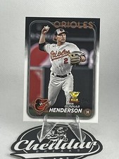 2024 Topps Series 2 Gunnar Henderson All Star Rookie Gold Cup #450 Orioles MLB