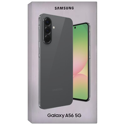 Samsung Galaxy A56 5G Awesome Graphite 256GB + 8GB Dual-SIM Unlocked ...