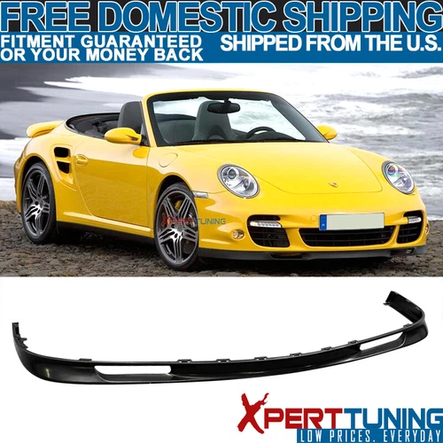 Fits 07-13 Porsche 997 911 OE Style Front Bumper Lip Spoiler Bodykit - PU