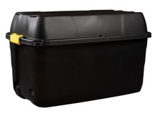 175 Litre Storage Box on Wheels, Garden & Home Storage Container, UK Stock
