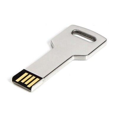 USB Germany KEY USB Stick K008 Chrome / Silber  Schlüssel USB Flash Drive 2.0
