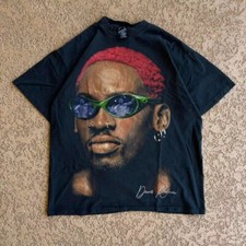 Remake Dennis Rodman short sleeve black color classic shirt Men Women