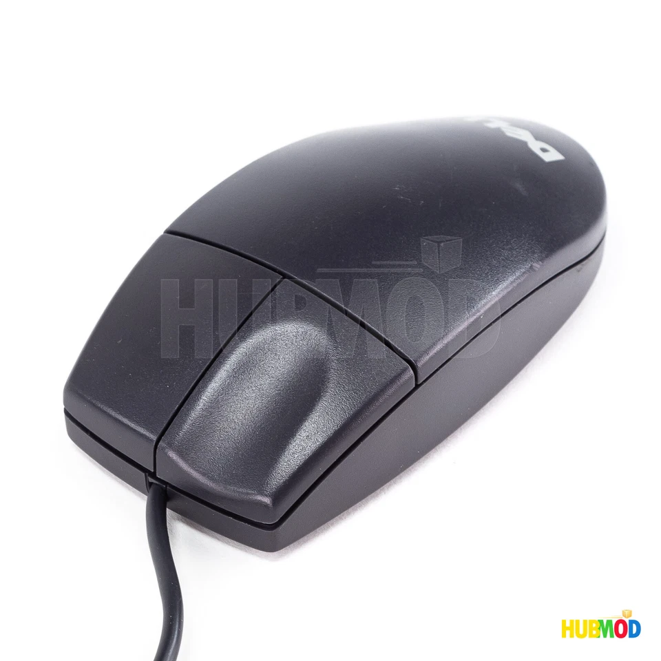 DELL PS/2 US 104-Key PC Windows Desktop Keyboard w/ 2 Button Ball Mouse Vintage - Image 3 of 4