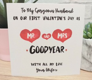 first valentine's day with husband