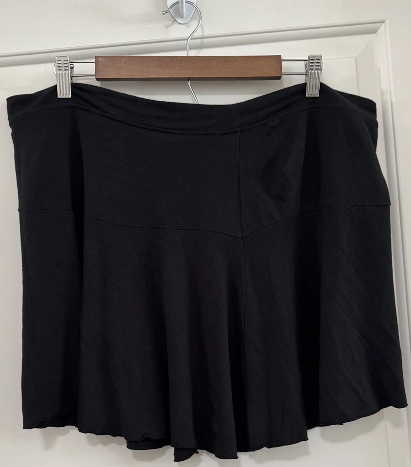 Mujer Merona Cubierta Elástica Envolvente Falda Corbata Negra-Sin Fondo de Natación XL Foto 2 de 4