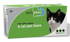 New 8 Pack Van Ness Cat Pan Liners -Giant- 35"x18"x 1.01 mil thick Free US Ship