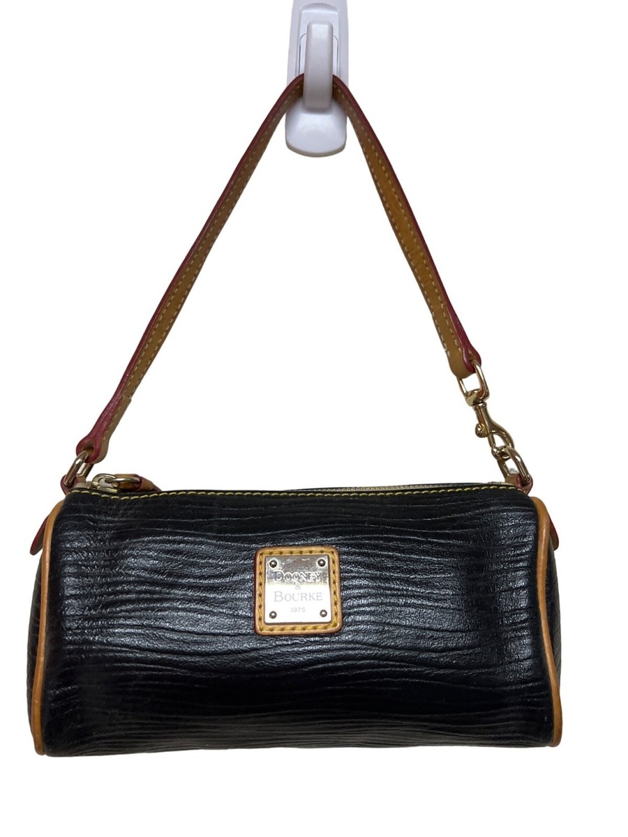 Y2K Black Leather Dooney & Bourke XL Backpack with Pink Lining Y2K Dooney & Bourke Lindsay Lohan Backpack | Mercari main image 4
