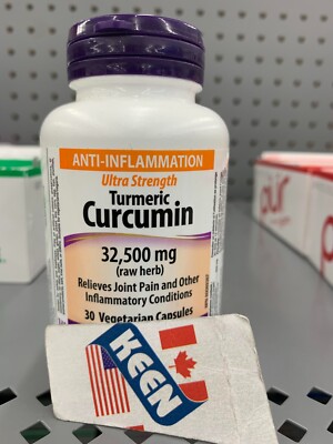 AiWaWa CA, WN Turmeric Curcumin 32,500 mg 30 Vegetarian Capsules