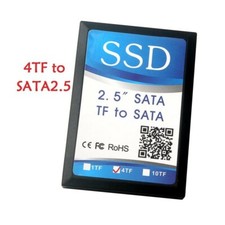4 Micro SD/TF Card to SATA 22pin Adapter RAID Quad TF Card to SATA 2.5 Converter