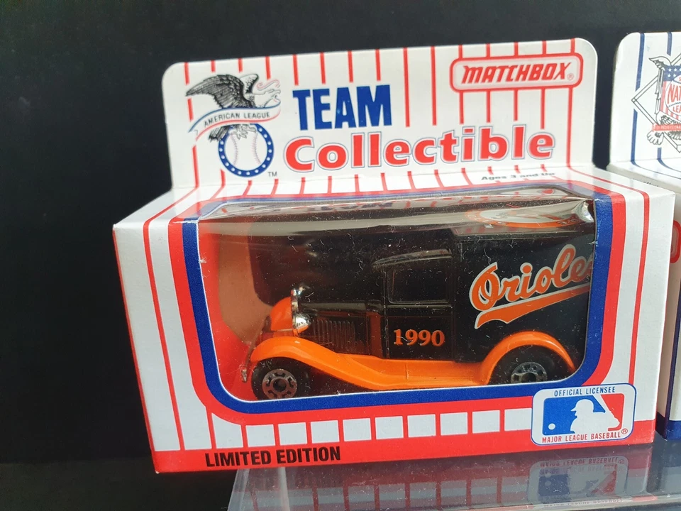 MATCHBOX MLB-90-1/22  BALTIMORE ORIOLES + PHILLIES  x 2 FACTORY SEALED BOXED - Image 2 of 4