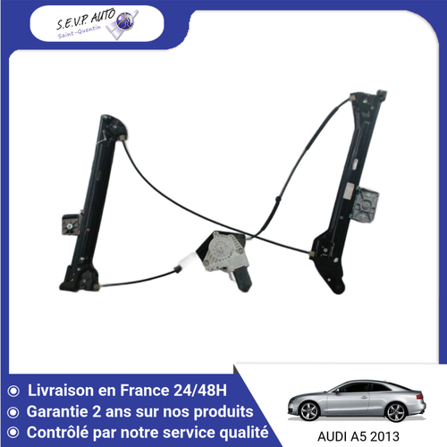 Moteur De Lève-vitre Avant Droit Pour Audi A5 8T - Référence 8T0959802B, Occasion