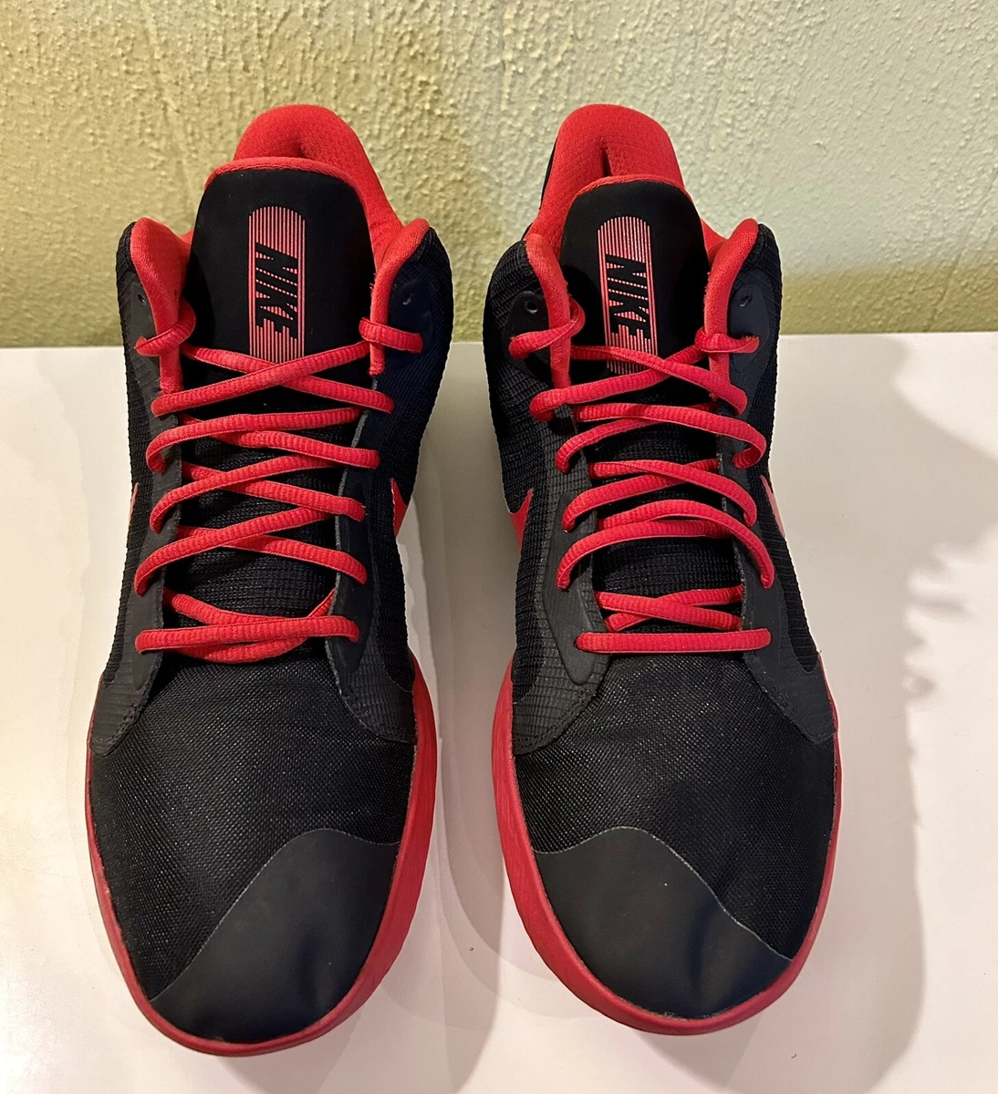Nike precision 3 black and best sale red