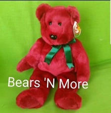 TY "VELVET TEDDY" RETIRED BEANIE BUDDY MWMT FRM DEALER
