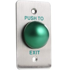 Stainless Steel Panel Door Release Button Push to Exit Switch For Access Control
