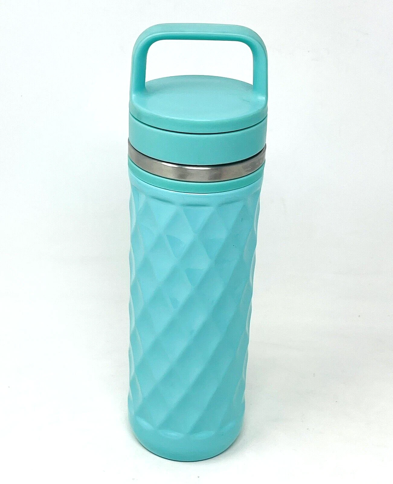 Davids Tea Carry Travel Tumbler Bottle Turquoise Blue Stainless Thermal Diamond
Opens in a new windo