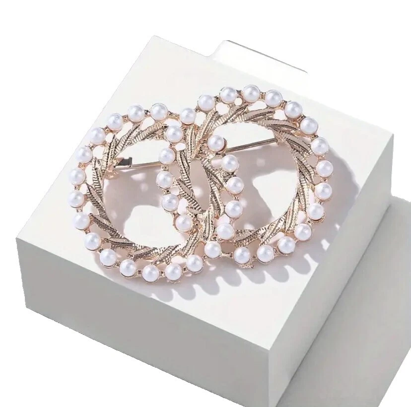 Broches de moda de perlas