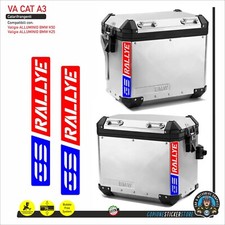 2 Adesivi Catarifrangenti Valigie Alluminio BMW R 1250 1200 GS Rallye A3