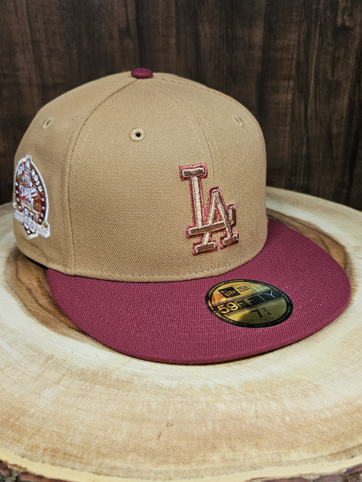 Los Angeles Dodgers New Era 59Fifty Fitted Hat Cap Size 7 3/4 60th Anniversary