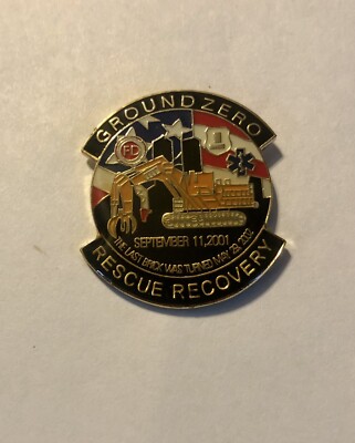 Ground Zero Rescue Recovery 9/11 Pin
