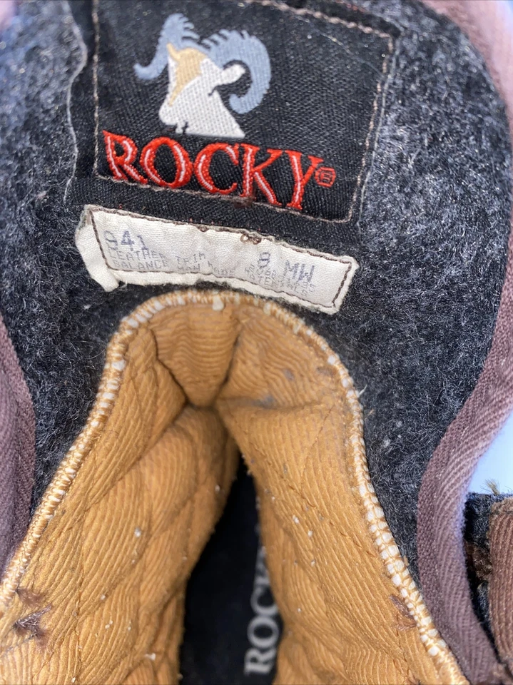 Rocky Mens Brown 941 Gore Tex  Hunting Work Boots Size 8 MW - Image 3 of 4