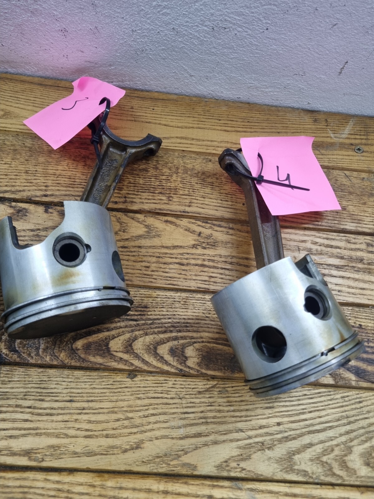 4pcs Mariner 150 HP 2 Stroke V6 Piston And Connecting Rod 6368118