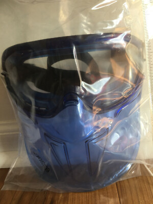 Jackson Safety 18629 V90 Shield Clear Anti Fog Lens Protection Goggle Blue+ FACE