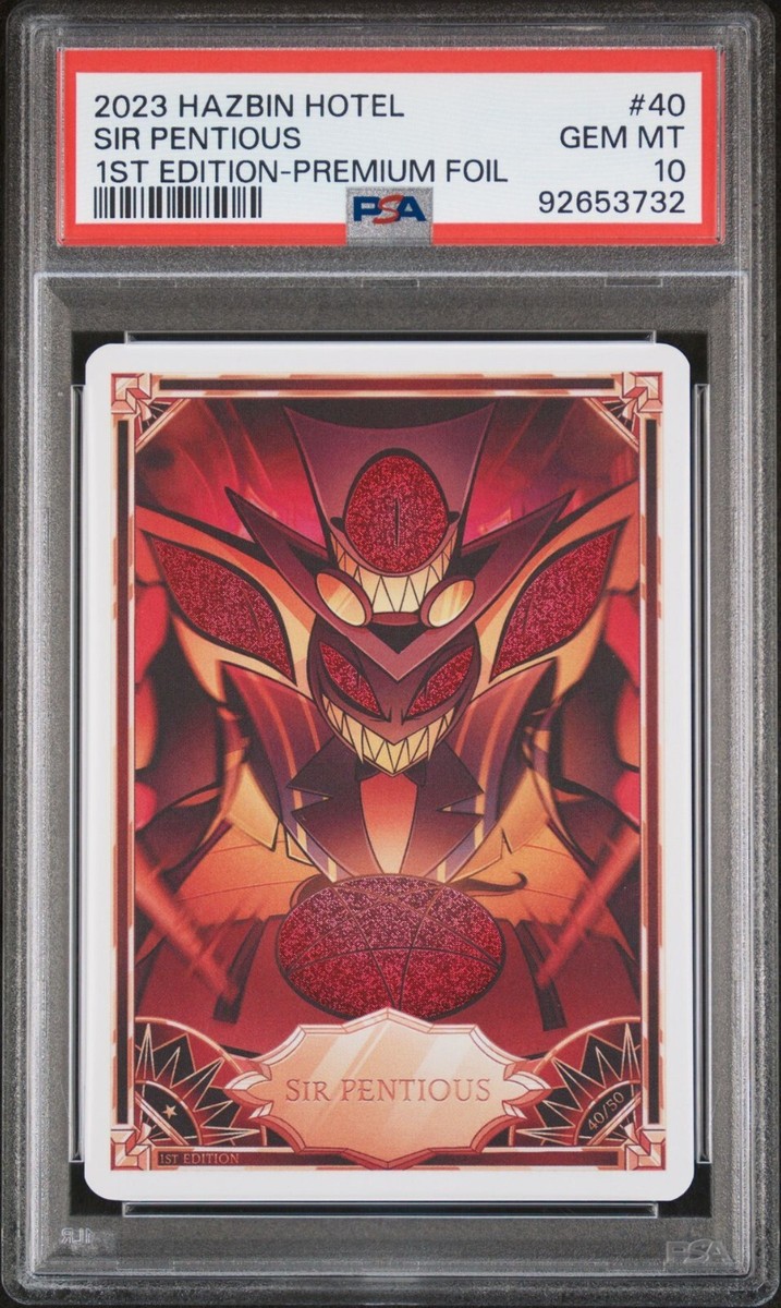 Hazbin Hotel Card - Sir Pentious 40/50 Premium FOIL - 1st Edition