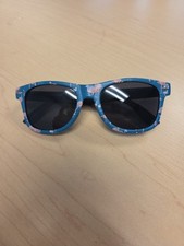 Piranha Sunglasses Flamingo Blue Frame Blue Mirror Lens