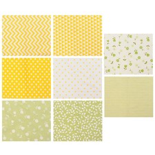  8 Pcs Tessuti Per Cucire Scampoli Tessuto Cotone Materiale Di Stoffa