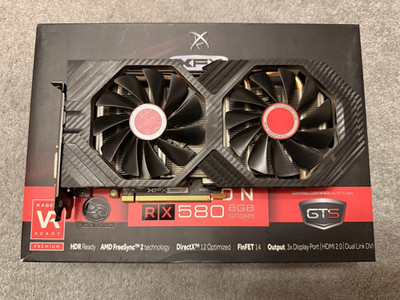 XFX AMD Radeon RX 580 GTS XXX Edition 8GB GDDR5 Grafikkarte Top Zustand