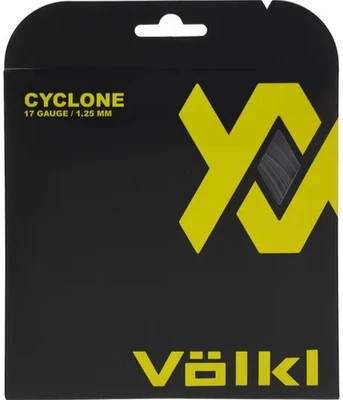 DUNLOP Volkl Cyclone 17 Gauge 1.25mm Black Tennis String Set