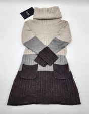 Paper Moon Girl  s Viscose Blend Knitted Sweater Dress Size XXS 4-5 Years NWT