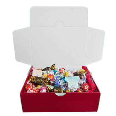 Lindt verschiedene Schokoladen Sorten Mix 500g Geschenkkorb für alle Anlässe Geburtstag