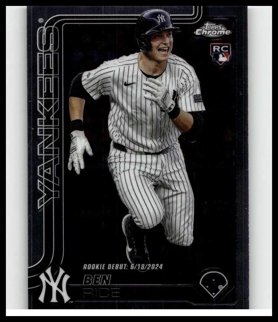 2025 Topps Chrome Update Ben Rice #USC138 RC Yankees