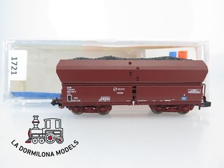 MG1721 ESCALA N ROCO 25238 VAGON TOLVA Tipo F als 202088 RENFE OVP