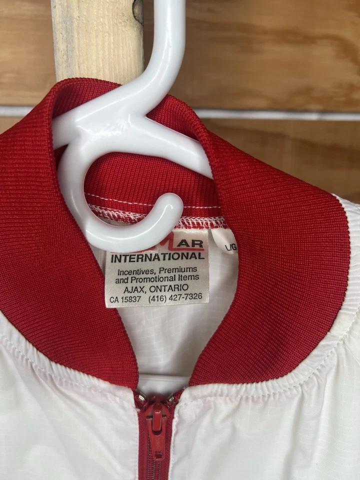 Редкий винтажный 80-х CFL CBC вещателей HALMAR ветровка куртка большой - Изображение 3 из 4