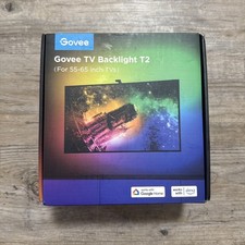 Govee Smart App Control TV Backlight T2, Multicolor, 55-65" TVs - New