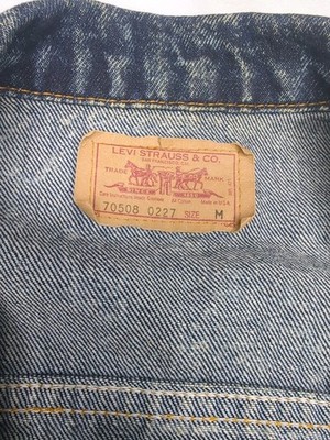 【激レア】Levi's 70508 Gジャン Levi's 70508 Vintage 80s 90s Blue Dark Acid Wash Denim Jean Jacket