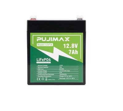 LiFePO4 12V 7Ah Lithium Battery Rechargeable Phosphate Battery + BMS For Solar