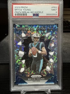 2023 Bryce Young Prizm Break No Huddle Rookie PSA 9 Mint. RC. Panthers. #PB3