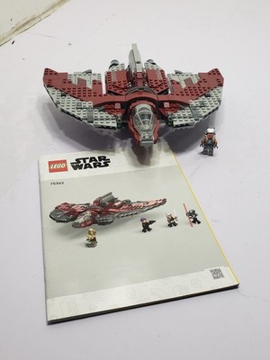 LEGO Star Wars: Ahsoka Tano's T-6 Jedi Shuttle (75362) With Manual & Mini Fig