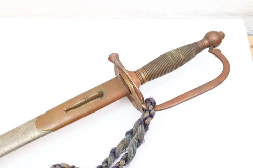 Antique Emerson & Silver Civil War Model 1840 NCO Sword w/Scabbard - Dated 1863