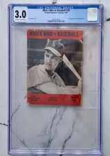 Stan Musial ROOKIE 1st cover ~ 1944 Who’s Who In Baseball ~ Cardinals ~ CGC 3.0