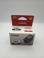 Original Genuine Canon Pixma 240XL Black Printer Ink Cartridge New In Box OEM