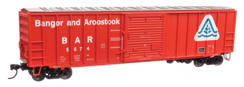 ESCALA HO - WALTHERS MAINLINE 910-1878 BANGOR & AROOSTOOK 50' ACF Box Car | Zustand: New