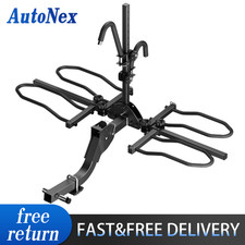 2-bike Carrier Rack Hitch Mount 2 Receiver Foldable Platform Style 160lbs Load