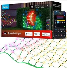 Govee Outdoor Net Lights, 2.8 4.7ft with RGBIC and DIY Functions, 240 LEDs Smart