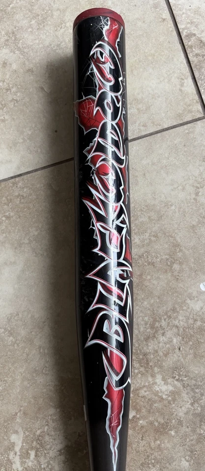 Bate de softbol Mizuno Black Widow 33 pulgadas 23 oz 2 1/4 de diámetro -10 lanzamiento rápido 340366 Foto 3 de 4